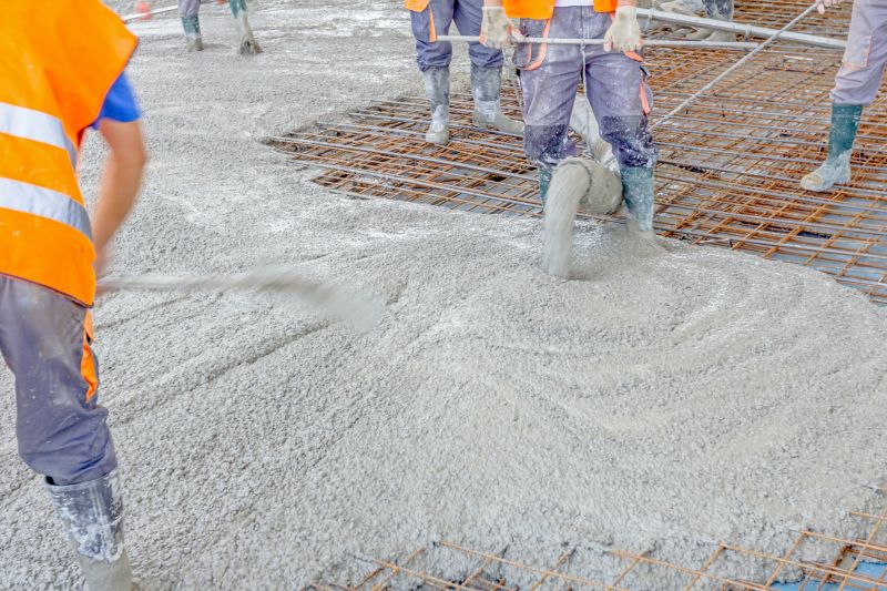 Cement Slab Laying